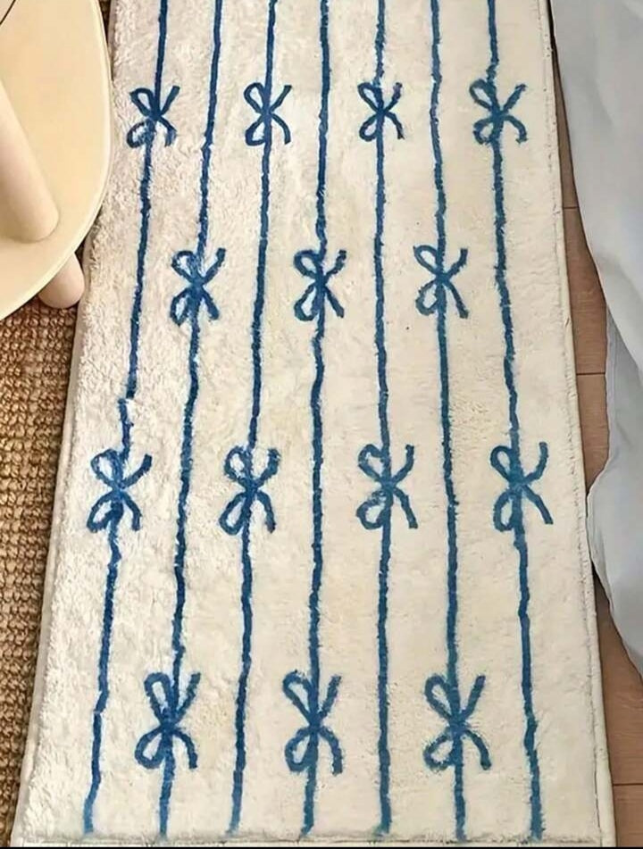 1pc Exclusive Custom-Made Shiyin Bedside Faux Cashmere Rug