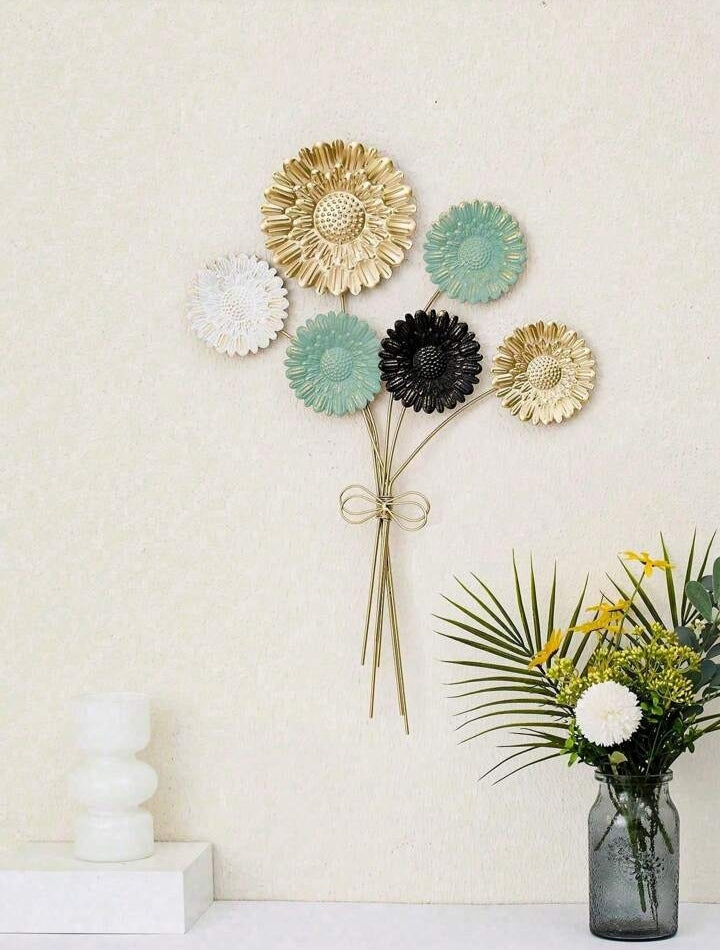 1pc High-End Woman & Flower Wall Art Decor