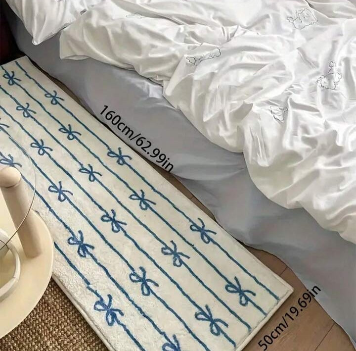 1pc Exclusive Custom-Made Shiyin Bedside Faux Cashmere Rug