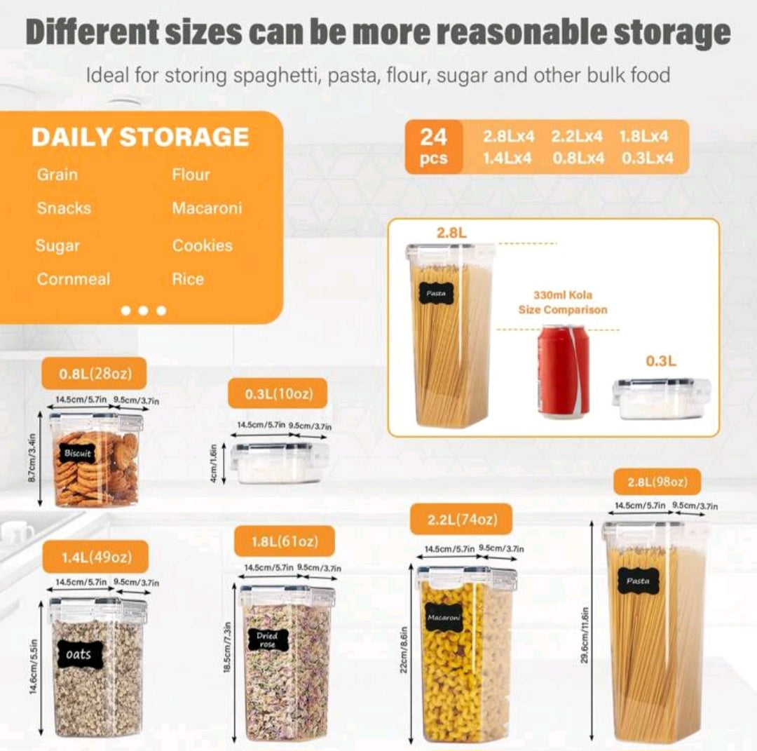 Stack & Store Kitchen Containers set