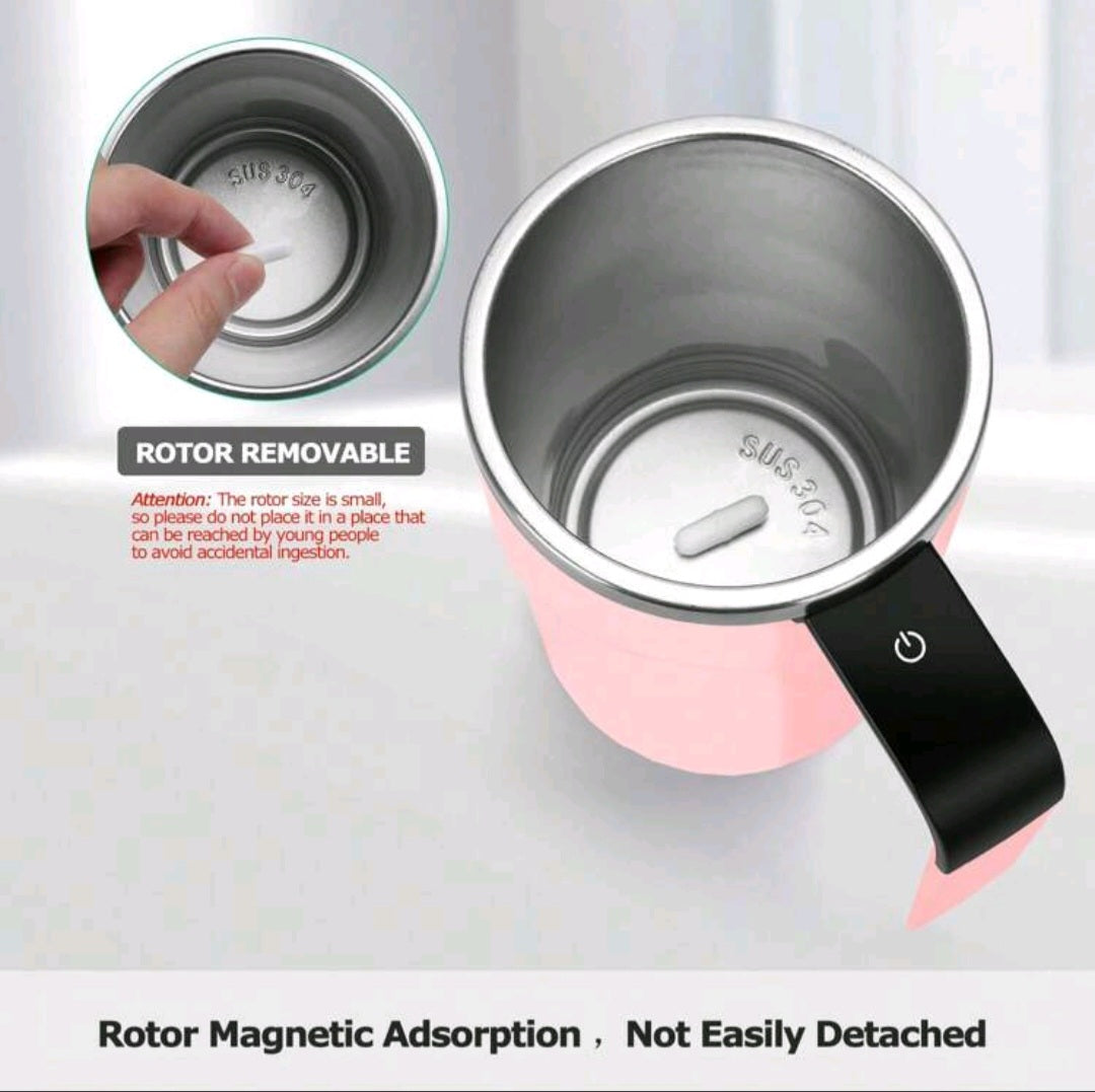 Portable Rechargeable Auto Stirring Mug