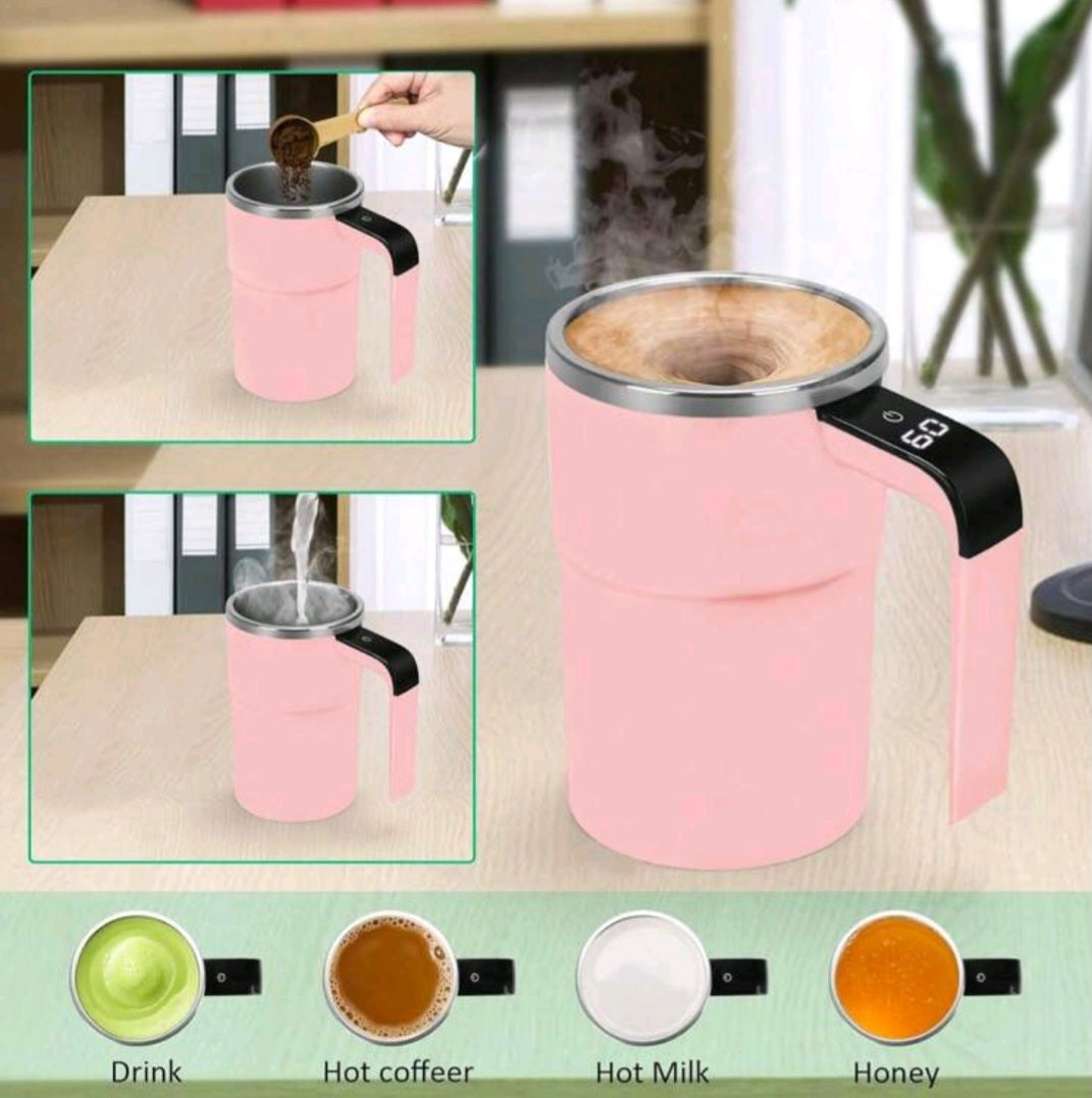 Portable Rechargeable Auto Stirring Mug
