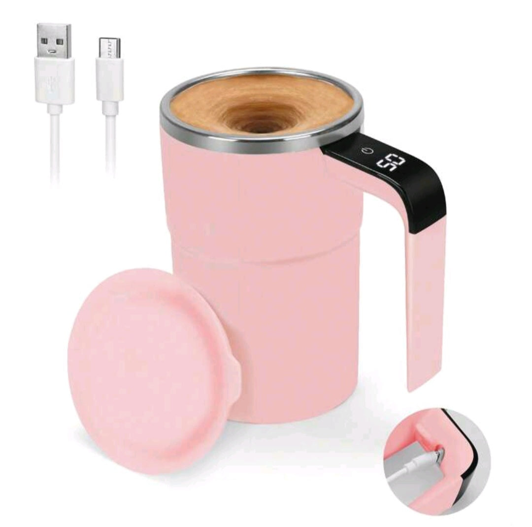 Portable Rechargeable Auto Stirring Mug